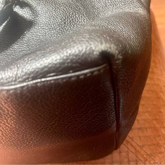 Tory Burch Marion East West Genuine Leather Tote Bag - Picture 14 of 16